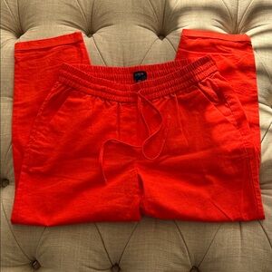 J. Crew Bright Orange Pants